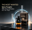 100ml Spicy Fougère Eau de Parfum for Men Long Lasting Woody Amber Scent Masculine Daily Fragrance Spray for Dating Office