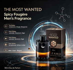 100ml Spicy Fougère Eau de Parfum for Men Long Lasting Woody Amber Scent Masculine Daily Fragrance Spray for Dating Office