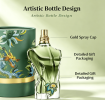 Unisex Fresh Green Woody Perfume Spray 100ml Long Lasting Elegant Body Shaped Glass Bottle Fragrance With Dragon Floral Gift Can For Daily Dating Trav