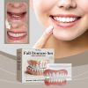 Temporary Cosmetic Smile Veneers Set, Comfortable Snap On Fake Teeth for Instant Confident Smile