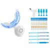 Teeth Whitening Kit with LED Light, 32 LED Accelerator Lights, Whitening Gel Syringe, Desensitizing Gel, and U-Shaped Tray