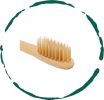 Eco-Friendly Bamboo Toothbrush with Ultra-Soft BPA-Free Nylon Bristles - Natural