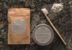 BeNat All-Natural Toothpowder and Bamboo Toothbrush Bundle - Eco-Friendly Oral Care Set, Fluoride-Free Teeth Whitening Pack with Essential Oils