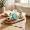 BeNat Hair Scalp Massager - Soft Silicone Bristles Shampoo Brush for Deep Cleansing, Head Relaxation, Exfoliation & Root Stimulation, Blue