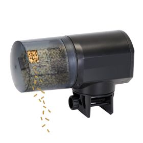 Automatic Fish Feeder 8.45OZ Capacity Electric Fish Food Dispenser for Fish Tank Aquarium Moisture-Proof Fish Feed Timer with 4 Programmable Modes Adj