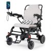 21" Lightweight Carbon Fiber Electric Wheelchairs for Adults