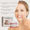 Temporary Cosmetic Smile Veneers Set, Comfortable Snap On Fake Teeth for Instant Confident Smile