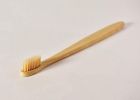 Eco-Friendly Bamboo Toothbrush with Ultra-Soft BPA-Free Nylon Bristles - Natural