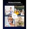 Teeth Whitening Kit with LED Light, 32 LED Accelerator Lights, Whitening Strips, Pens and Gel Syringes, U-Shaped Tray