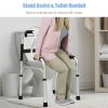 Heavy-Duty Rolling Walker (400lbs): Aluminum Alloy, 8-Level Height (29"-36"), 2 Modes, 1-Click Fold