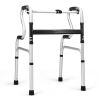 Heavy-Duty Rolling Walker (400lbs): Aluminum Alloy, 8-Level Height (29"-36"), 2 Modes, 1-Click Fold