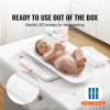 Baby Scale, Smart Bluetooth Infant Weight Scale, 2-in-1 Digital Baby Scale for Weighing with Detachable Tray, Hold & Tare Function