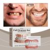 Temporary Cosmetic Smile Veneers Set, Comfortable Snap On Fake Teeth for Instant Confident Smile