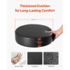 Rolling Stool with Wheels, 450 LBS Weight Capacity Round Rolling Stool Chair, Height Adjustable Thickened PU Leather Swivel Stool for Salon, Spa