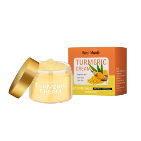 West Month Turmeric Moisturizing Face Cream, Brightening, Hydrating, Nourishing And Moisturizing Skin Daily Gentle Care (Option: 2pcs)