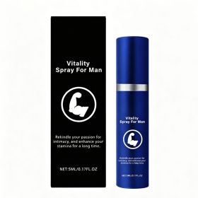 Men Vitality Intimate Spray With Epimedium, Ginseng & Maca Root Extracts, Enhance Stamina & Intimate Pleasure (Option: 1box)