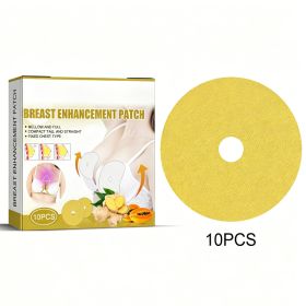 Ginger Papaya Breast Enhancement Patch, Firming Lifting Bust Care Stickers For Fuller Plump Chest, 10 Pcs (Option: 1box)