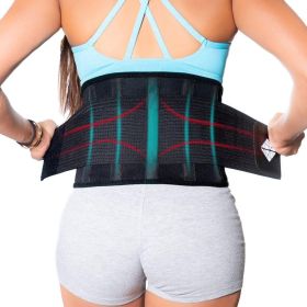 Back Support Brace - Ergonomic Back Support Belt for Women & Men, Plus Size Back Brace for Lower Back Pain, Advanced Ribbing, Dual-Tension Straps (style: Back Belt  XL)