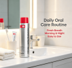 Stain Removing Whitening Mouthwash, Alcohol Free Daily Oral Care Rinse for Fresh Breath, Mild Gentle Clean Formula to Reduce Surface Stains