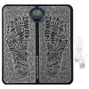 EMS Foot Massage Pad Electric Stimulator Massager Unit Leg Reshaping Muscle Pain Relax Foldable Massage Mat w/ 6 Modes 10 Intensity Levels