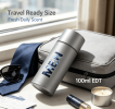 Men Eau de Parfum 100ml Fresh Crisp Masculine Fragrance Long Lasting Cologne Matte Grey Cylindrical Bottle Clean Daily Scent Luxury Fragrance Gift For