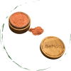 BeNat All-Natural Blush Loose Powder | Reusable Bamboo Container with Refills | Vegan & Lightweight Face Makeup