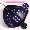 UV Light for Nails, 24LED UV LED Nail Lamp for Gel Polish,Fast Nail Dryer with Automatic Sensor, 3 Timer Setting,Small and Portable