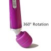 20 Speed Electric Handheld Vibrating Massager Therapy Motor Wand Full Body Massage Stick+Box