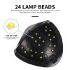 UV Light for Nails, 24LED UV LED Nail Lamp for Gel Polish,Fast Nail Dryer with Automatic Sensor, 3 Timer Setting,Small and Portable