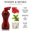 3.4 Oz Women's Eau De Toilette Spray Set, Durable Perfume, Sugar Red Berry Orange Flavor, Very Suitable For Dating, Daily Life