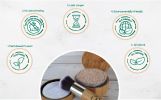 All-Natural Translucent Loose Face Powder - Oil-Absorbing Mattifying Setting Makeup with Reusable Bamboo Case & Eco-Friendly Refill - Sheer Warm Tint