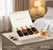 Men Perfume Gift Set 4 x 20ml Total 80ml Assorted Woody Masculine Eau de Parfum Sampler Kit Long Lasting Multi Scent Fragrance Travel Size Mini Perfum