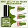 LIMEGIRL 6pcs Gel Polish Set 6 Vibrant Colors UV Gel NailPolish Red Blue Green Hema TMPTA TPO 3-free AllSeasons NailGel for Christmas Gift Women Girls