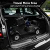 4 Wheel Electric Mobility with Lights, Battery Powered Electric Mobility Scooter, Basket, Extended Battery