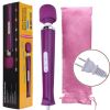 20 Speed Electric Handheld Vibrating Massager Therapy Motor Wand Full Body Massage Stick+Box