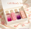 Women Eau de Parfum Gift Set 4 x 20ml Total 80ml Assorted Floral Fruity Woody Fragrance Collection Mini Travel Perfume Kit Luxury Fragrance Sampler Gi