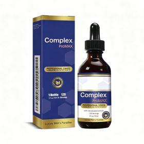 Men Vitality ProMAX Drops, Natural Epimedium & Damiana Leaf Male Support Liquid 30ml (Option: 1box)